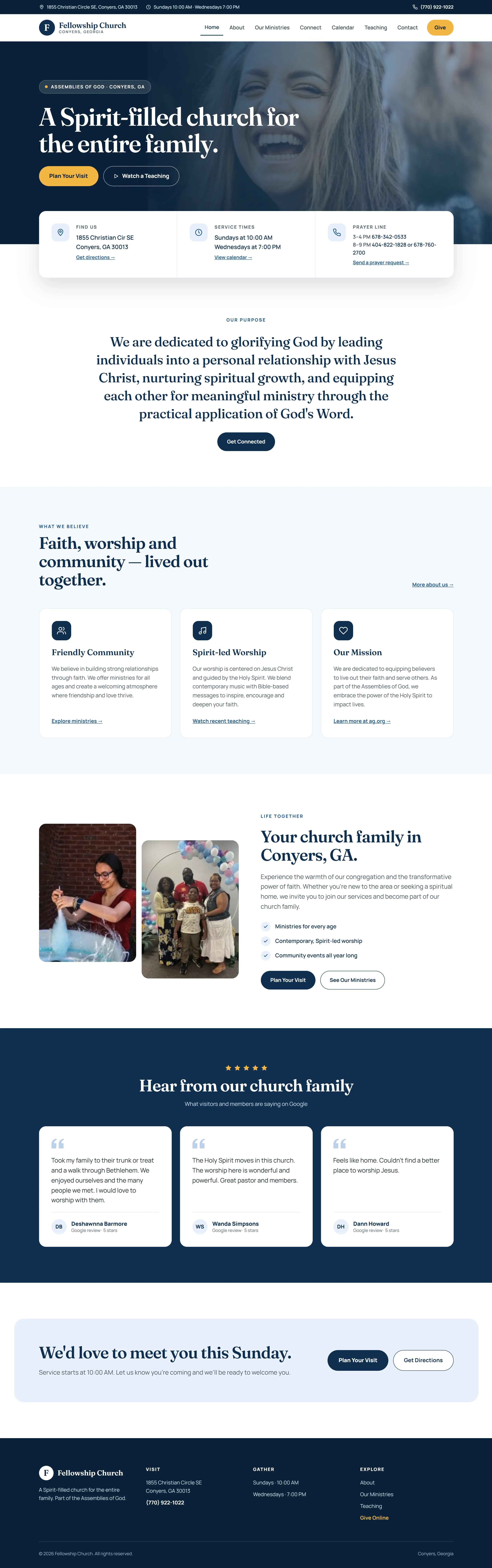 Fellowship Church website